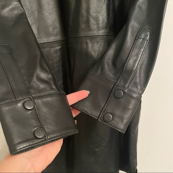 ZARA leather shirt dress - Picture 6 of 12